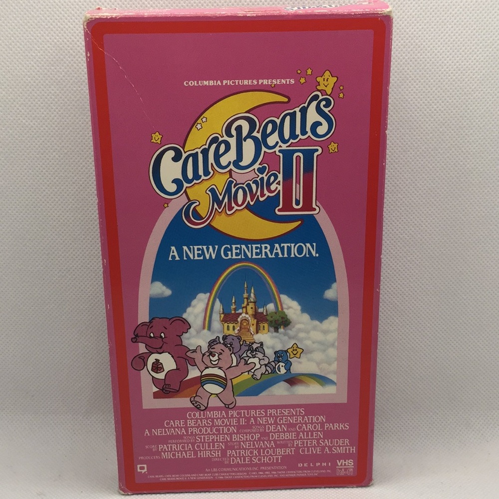 Care Bears Movie II A New Generation VHS Video 1986